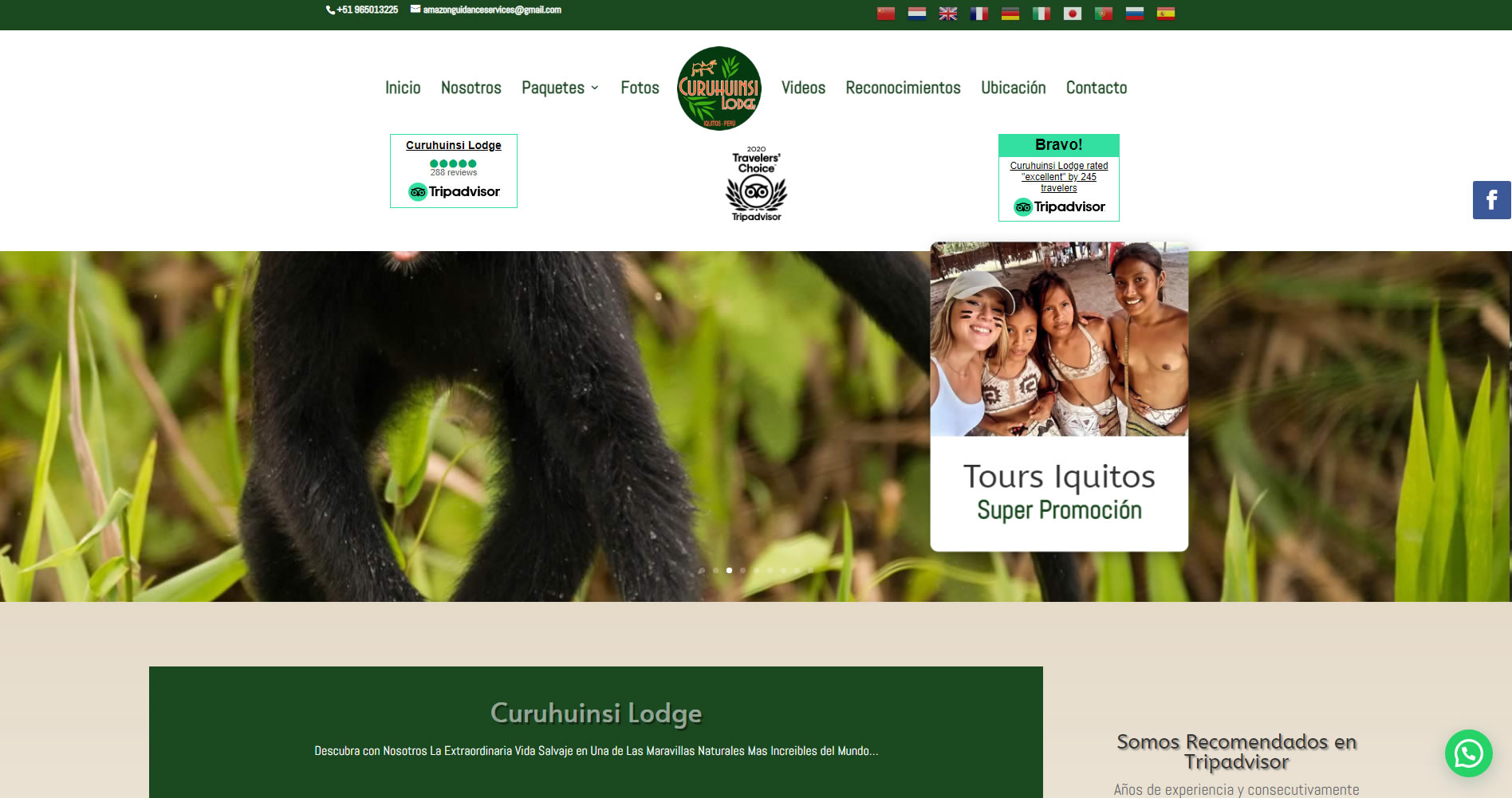 WebYa - Curuhuinsi Lodge